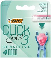 BIC Click 3 soleil shaver sensitive cartridges bl 4 (4 st) - thumbnail