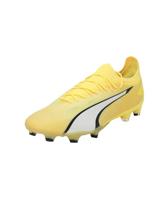 PUMA Ultra Ultimate FG/AG voetbalschoenen voor volwassenen, uniseks, Geel Blaze PUMA Wit PUMA Zwart, 42 EU