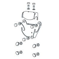 Linido montageset voor douchezitting, antraciet