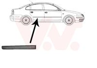 Sier- / beschermingspaneel, deur VAN WEZEL, Inbouwplaats: Rechts achter, u.a. fÃ¼r VW