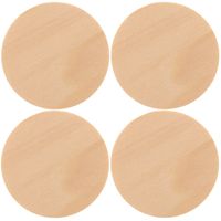 4x Houten schijven/cirkels 9 cm hobby/knutselmateriaal