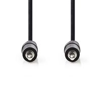 Stereo-Audiokabel | 3,5 mm Male - 3,5 mm Male | 1,5 m | Zwart [CAGB22000BK15] - thumbnail