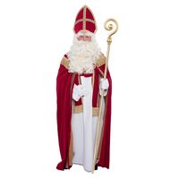 Sinterklaas kostuum - inclusief gouden staf 185 cm - thumbnail