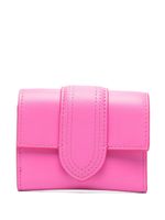 Jacquemus portefeuille Le Compact Bambino en cuir - Rose - thumbnail