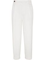 Brunello Cucinelli pantalon à coupe fuselée - Blanc