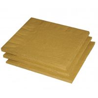 100x stuks Gouden kleuren thema servetten 33 x 33 cm - thumbnail