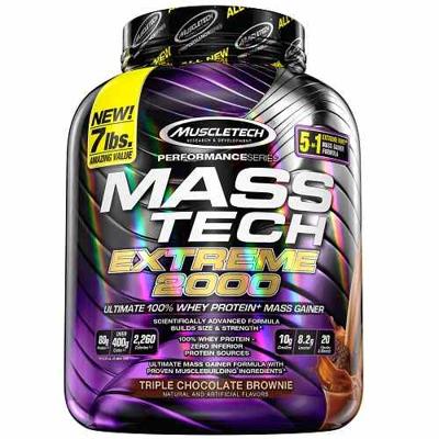 Mass Tech Extreme 2000 3180gr Triple Choco Brownie Mass Tech Extreme 2000 3180gr Triple Choco Brownie