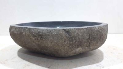 Wastafel riviersteen RL2103133, 52x41x15 cm Wastafel riviersteen RL2103133, 52x41x15 cm