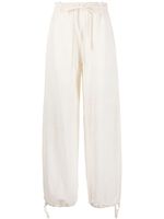 Acne Studios pantalon de jogging à lien de resserrage - Blanc