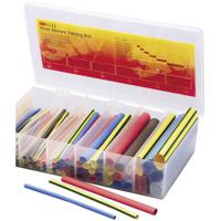 3M GTI-BOX1.6-19BK Krimpkous assortiment Zwart Krimpverhouding:2:1 104 onderdelen