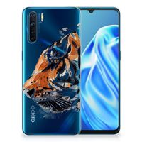 Hoesje maken OPPO A91 Watercolor Tiger