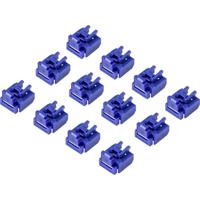 Renkforce RF-4695228 RJ45 LAN-poortslot Set van 12 stuks Blauw - thumbnail