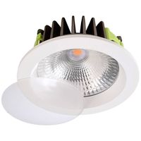 Deko Light 565182 COB 170 LED-inbouwlamp Energielabel: G (A - G) LED LED vast ingebouwd 25 W Verkeerswit (RAL 9016) - thumbnail