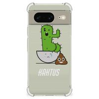 Google Pixel 8 Stevig Bumper Hoesje Cactus Poo - thumbnail