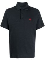 rag & bone polo à logo brodé - Bleu