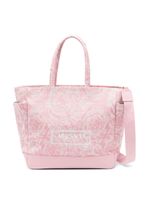 Versace Kids sac à langer Barocco Athena Baby à breloques logo - Rose