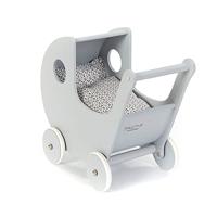 Smallstuff - Wooden Doll Stroller - Grey