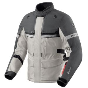 REV'IT! Poseidon 3 GTX jacket, Gore-Tex® motorjas heren, Zilver Antraciet