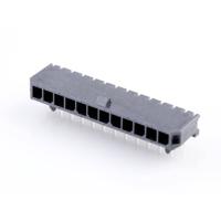 Molex 436501202 Male header, inbouw (standaard) Totaal aantal polen: 12 Rastermaat: 3.00 mm Inhoud: 1 stuk(s) Tray