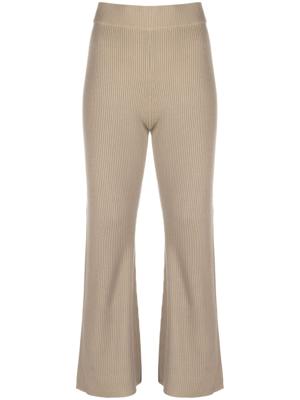 Mr. Mittens Ribgebreide broek - Beige