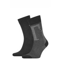 Tommy Hilfiger sokken - set van 2 zwart/antraciet