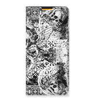 Mobiel BookCase Samsung Galaxy M52 Skulls Angel