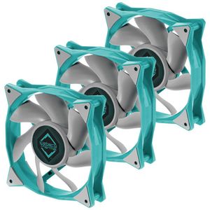 Iceberg Thermal IceGALE Computer behuizing Ventilator 12 cm Blauwgroen 3 stuk(s)