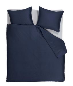 Beddinghouse Dekbedovertrek Care Change - Dark Blue-Lits-jumeaux (240 x 200/220 cm)