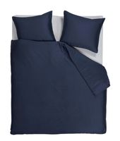 Beddinghouse Dekbedovertrek Care Change - Dark Blue-1-persoons (140 x 200/220 cm)