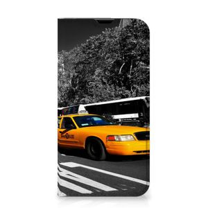 iPhone 13 Pro Book Cover New York Taxi