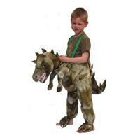 Faram Party Dinosaurus verkleed kostuum/kleding - voor kinderen - groen - T-rex - one size One size  -