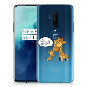 OnePlus 7T Pro Telefoonhoesje met Naam Giraffe