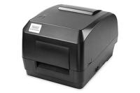 DIGITUS Thermische transfer labelprinter - 300 DPI - direct thermisch - 101,6mm/s printsnelheid - instelbare printbreedte 25,4-118mm - USB 2.0-, RS-232-, Ethernet-poorten - SD-kaartlezer - zwart