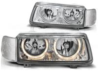 Tuning-Tec Koplampen dual halo rims voor VW PASSAT B4 11 93-05 97 ANGEL EYES CHROOM