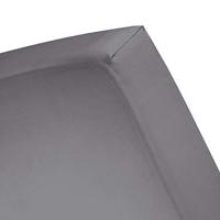 Cinderella Hoeslaken Basic Katoen 40cm Hoekhoogte - anthracite 180x210cm