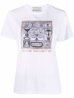 10 CORSO COMO t-shirt à imprimé Faces - Blanc - thumbnail