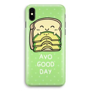 Avo Good Day: iPhone Xs Volledig Geprint Hoesje