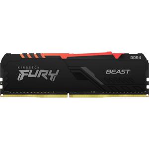 Kingston FURY Beast RGB Werkgeheugenmodule voor PC DDR4 8 GB 1 x 8 GB 3200 MHz 288-pins DIMM CL16 KF432C16BBA/8