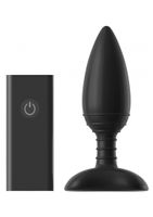 ACE SMALL Remote Control Vibrating Butt Plug - Black