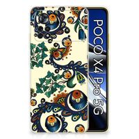 Siliconen Hoesje Xiaomi Poco X4 Pro 5G Barok Flower - thumbnail