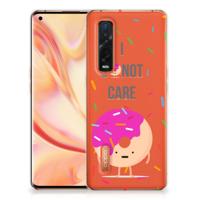 OPPO Find X2 Pro Siliconen Case Donut Roze