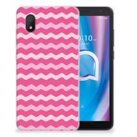 Alcatel 1B (2020) TPU bumper Waves Pink - thumbnail