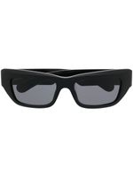 Gucci Eyewear lunettes de soleil à monture rectangulaire - Noir