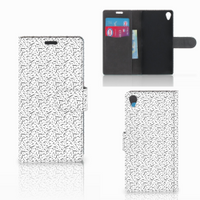 Sony Xperia Z3 Telefoon Hoesje Stripes Dots - thumbnail