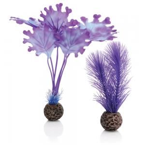 BiOrb zeewier set klein paars aquarium decoratie