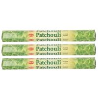 Pakjes wierook Patchouli met 120x stokjes