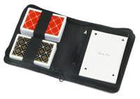 Longfield Games Speelkaarten in Etui met Notitieboekje & Potlood