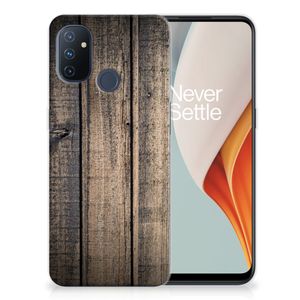 OnePlus Nord N100 Bumper Hoesje Steigerhout