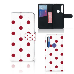 Motorola One Action Book Cover Cherries