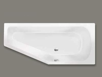 Xenz Lagoon Compact badkuip rechts 160x75x40cm klei